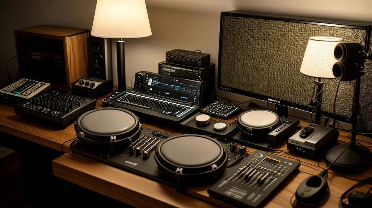 Methodische Online Schlagzeugkurse für logisch denkende Wiedereinsteiger – Roland TD-17 E-Drum-Set im Homeoffice