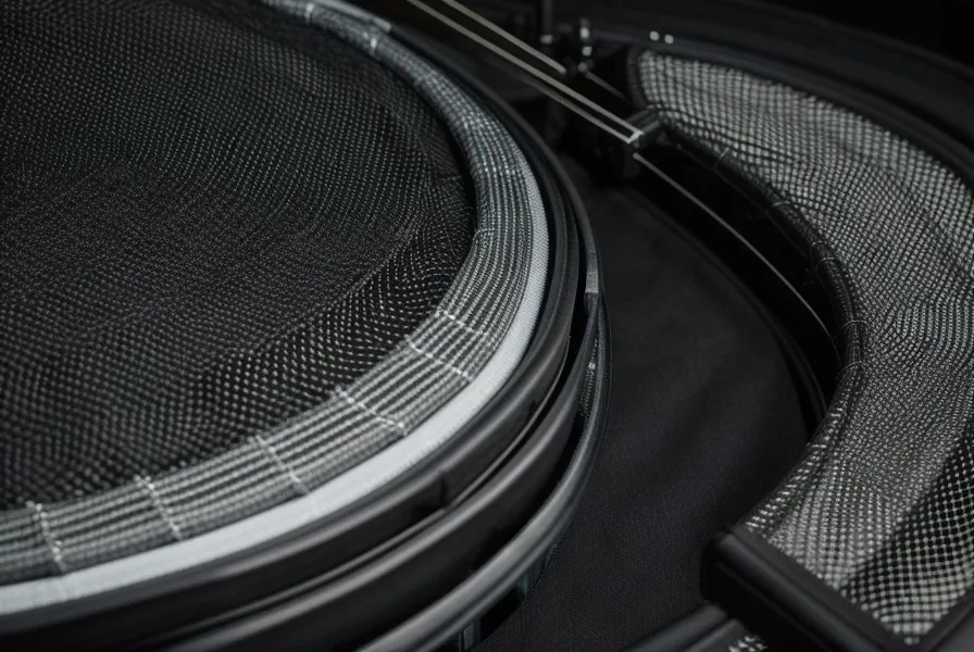 Nahaufnahme eines 12-Zoll Mesh-Snare-Pads eines E-Drums