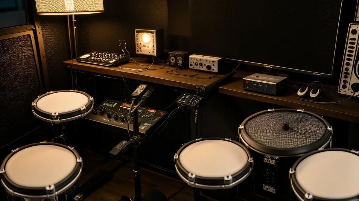 Roland TD-17 E-Drum Set mit iPad verbinden für Online-Kurse