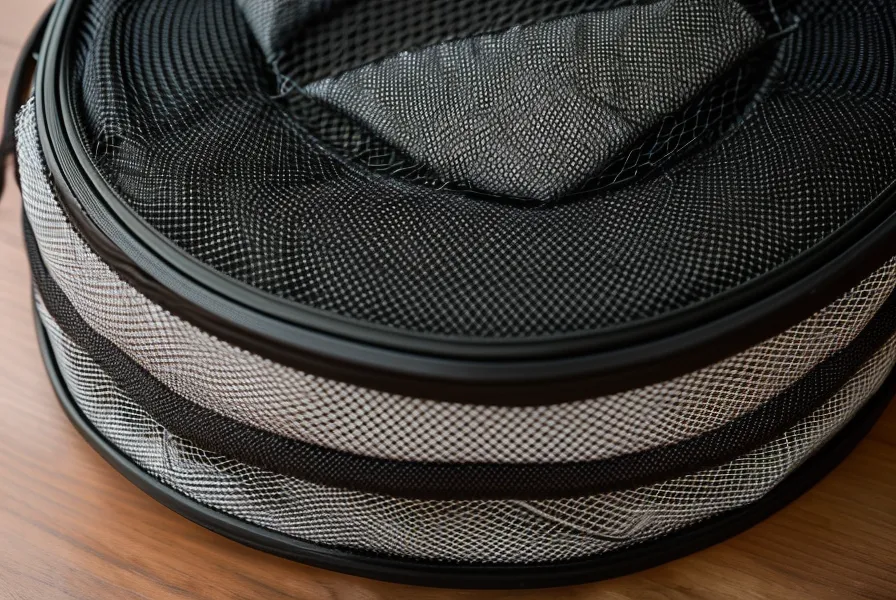 Nahaufnahme eines 12-Zoll Mesh-Head Snare Pads am Schlagzeug