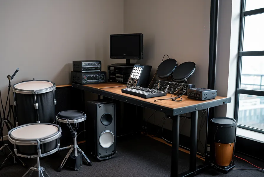 Ein Software-Entwickler am Schreibtisch prüft die Abo-Optionen für einen Online-Musik-Kurs